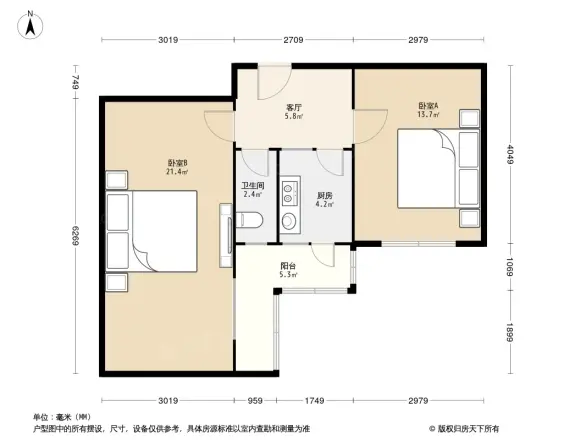 百货站宿舍户型图