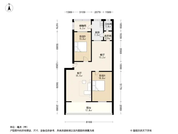 物贸宿舍户型图
