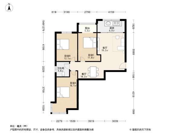东上华府户型图