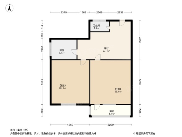 省测绘局宿舍户型图