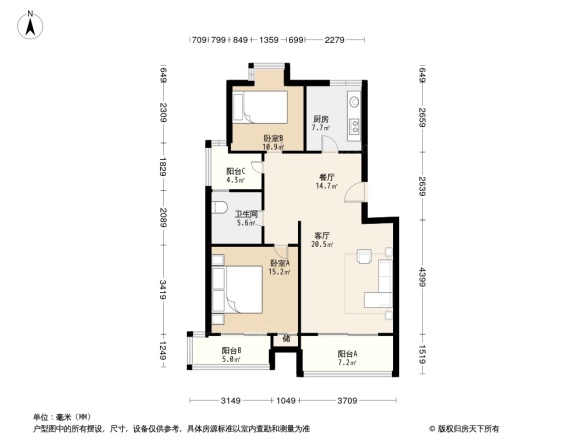 万科东郡户型图