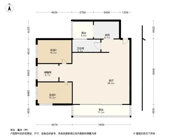 邦兴佳苑户型图