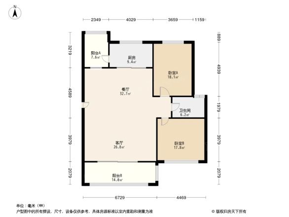 鹏基诺亚山林户型图