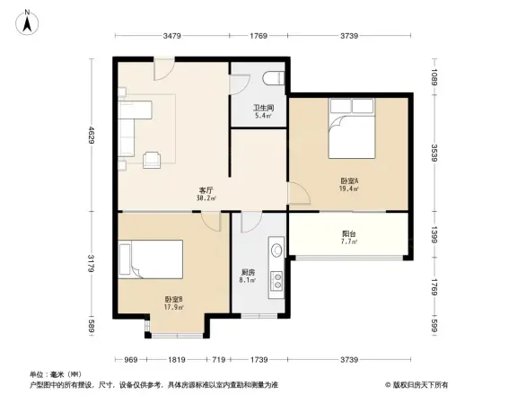 东上华府户型图