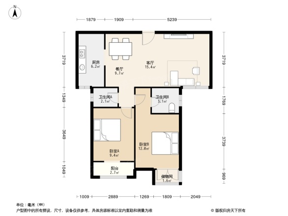 上城尔湾户型图