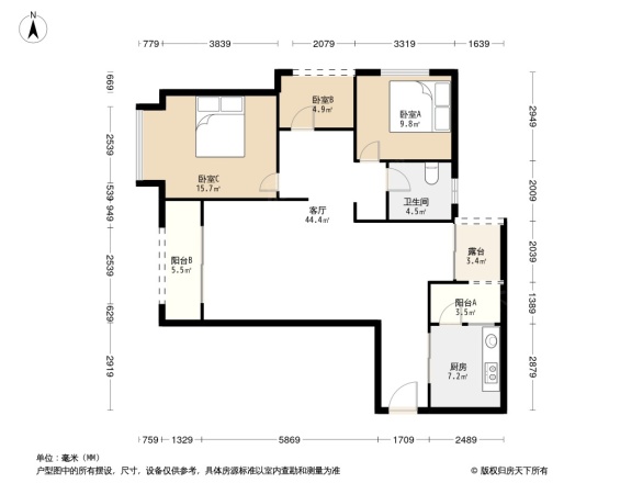 鸿笙苑宝贝的墅户型图