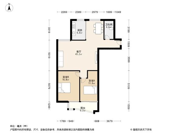 东方花园别墅户型图