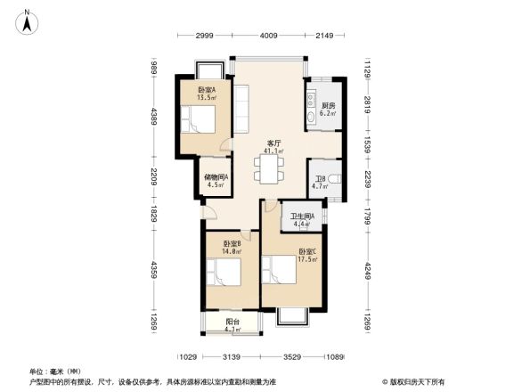 金湾华庭小区户型图