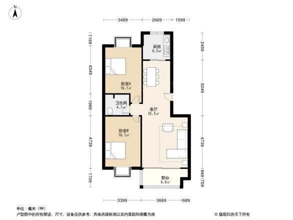 东方花园别墅户型图