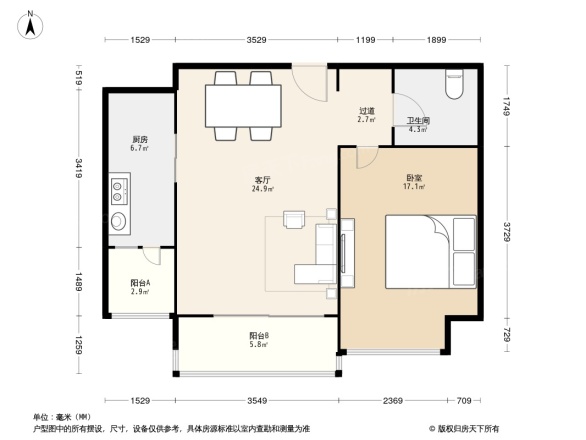 思念果岭山水