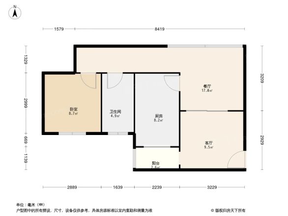 枫丹雅苑户型图