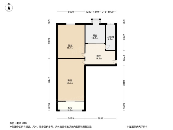 内配三区宿舍户型图