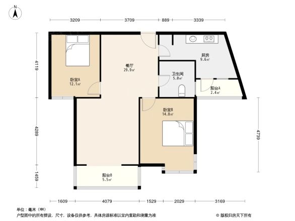 长潭佳园户型图