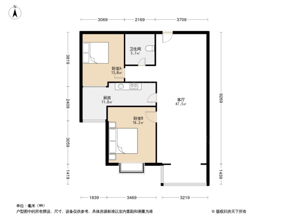 汇翠花园户型图