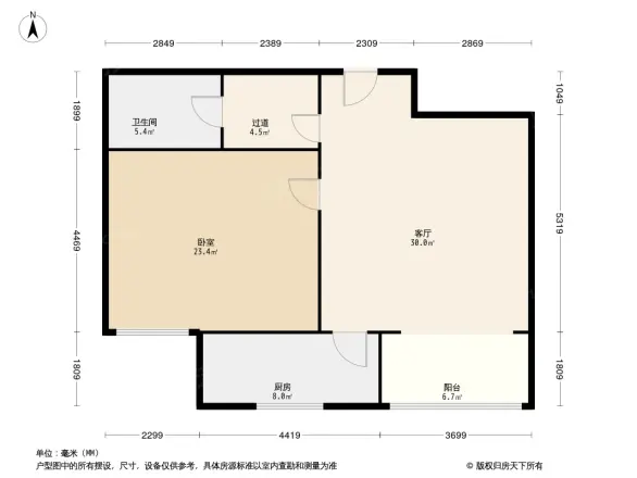 华城绿洲二期户型图