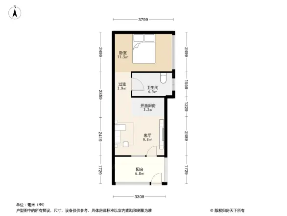 恒大绿洲户型图