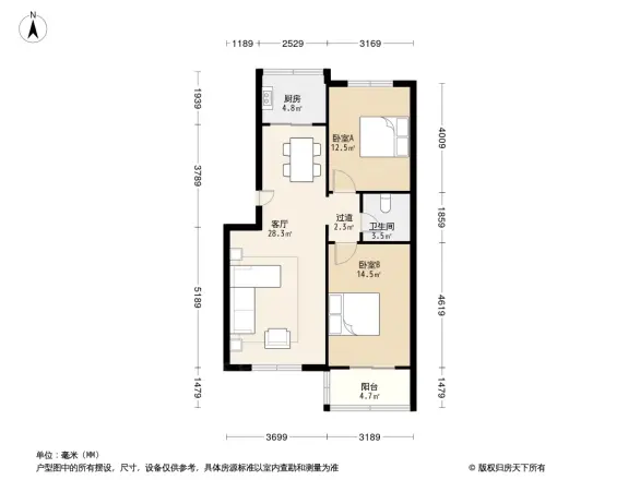 卓达卓东小区户型图