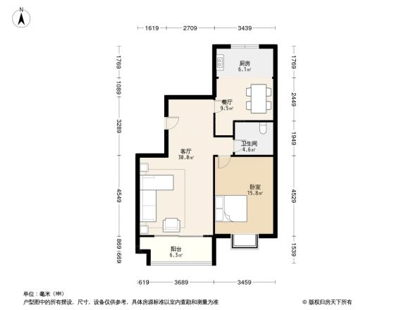 东方花园别墅户型图