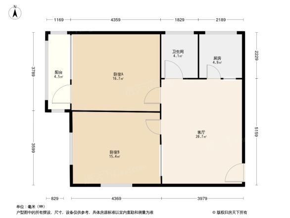 北村小区户型图