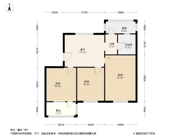 省地堪局宿舍户型图
