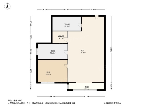 西部枫景户型图