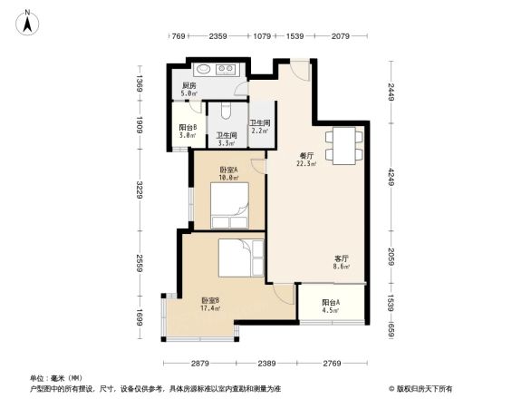 香槟小镇户型图