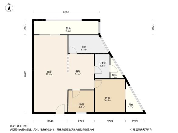 市政公司宿舍户型图