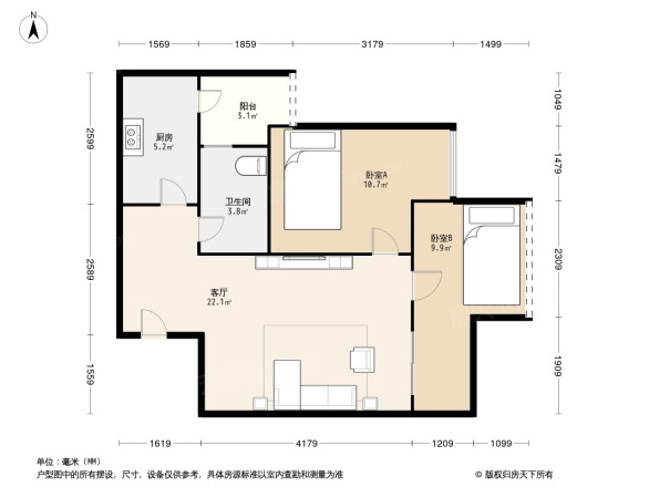 国富沙磁巷户型图
