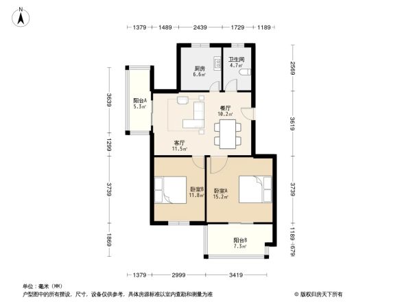 书香景苑户型图