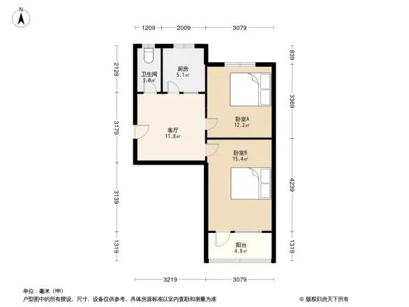 市二院宿舍户型图