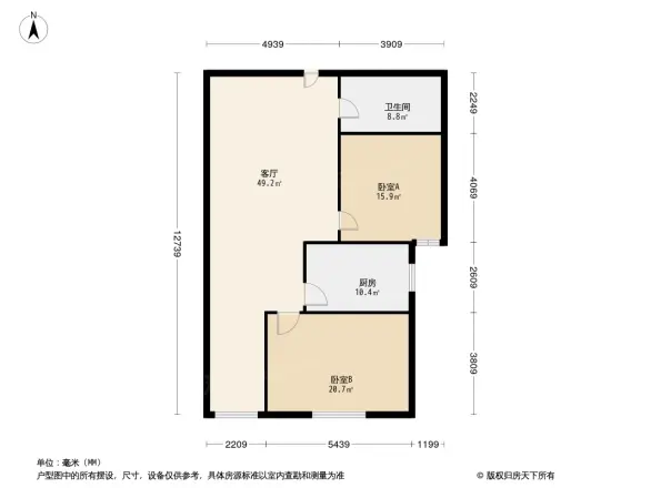 汇翠庭苑户型图