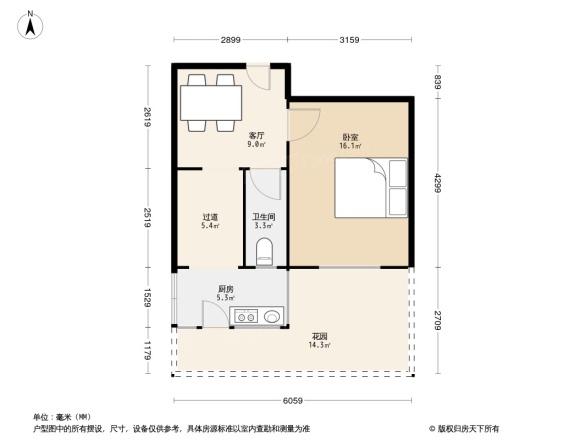 谈固小区户型图