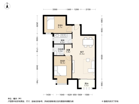 鑫苑名城户型图图片