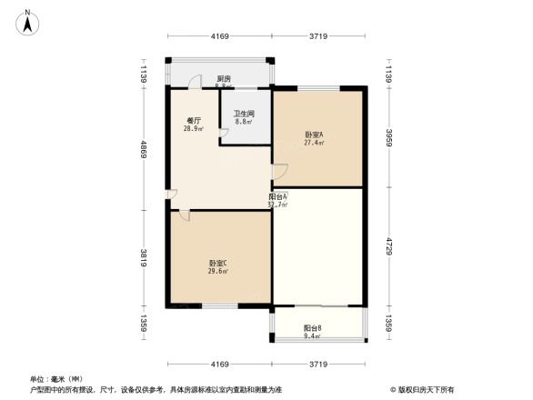 泰华街省物资局宿舍户型图