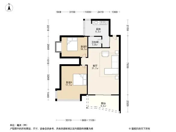 邦兴佳苑户型图