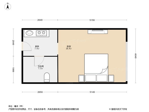 融科檀香山户型图