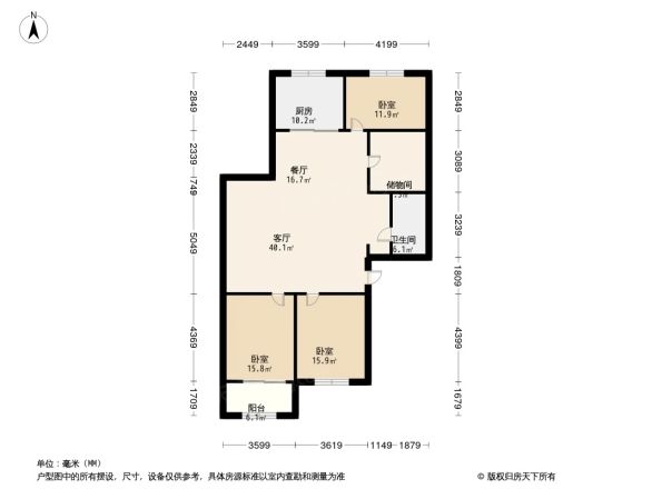 周江岸社区户型图