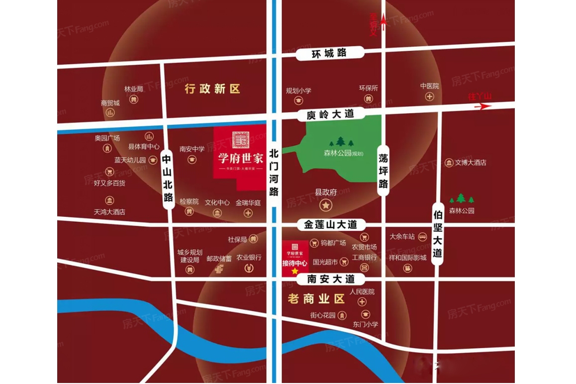 学府世家交通图