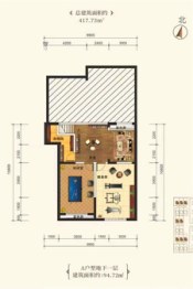 盛世华庭7室2厅1厨5卫建面417.73㎡