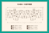 10#4-10层平面图