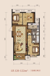 中盟首府3室2厅1厨2卫建面120.00㎡