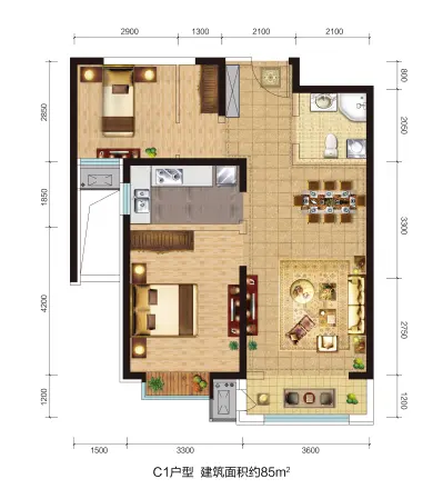 经纬城市绿洲武清二期户型图