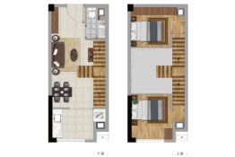 商社又壹城2室1厅1厨1卫建面38.00㎡