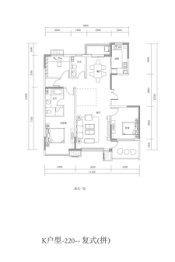 卓越佳园4室3厅1厨4卫建面220.00㎡