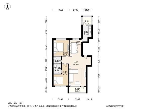 星海阳光户型图