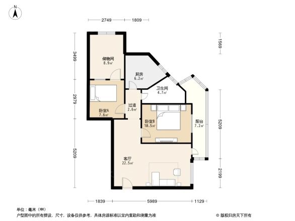 鸿图大厦户型图