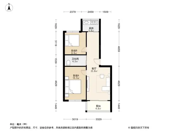 金北花园户型图