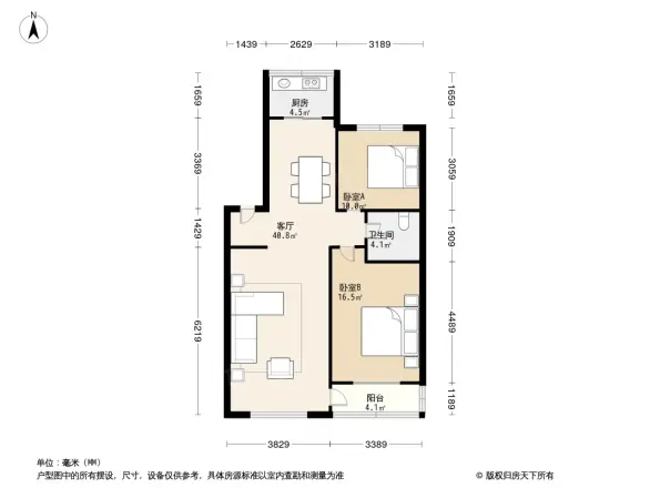 金北花园户型图