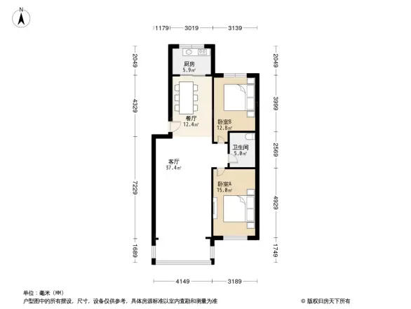 中盛家园户型图