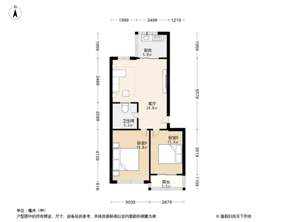 金北花园户型图